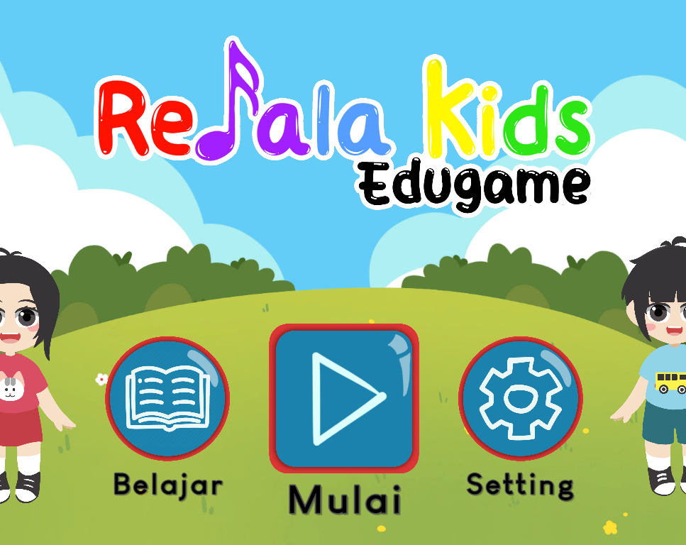 Refala Kids - Edugame - Menuscreen 2